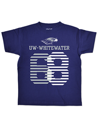 College Kids T-Shirt Mascot over UW-Whitewater 68